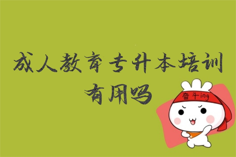 成人教育專升本培訓(xùn)有用嗎？