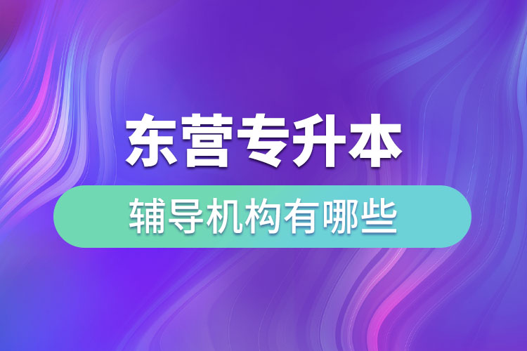 東營專升本輔導機構有哪些？