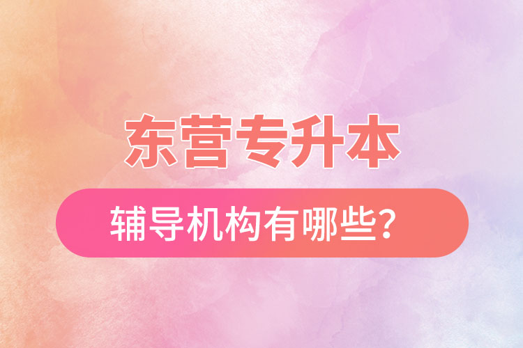 東營(yíng)專升本輔導(dǎo)機(jī)構(gòu)有哪些？