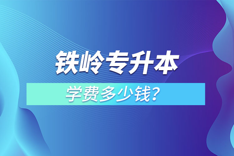 鐵嶺專(zhuān)升本學(xué)費(fèi)大概多少錢(qián)一年？