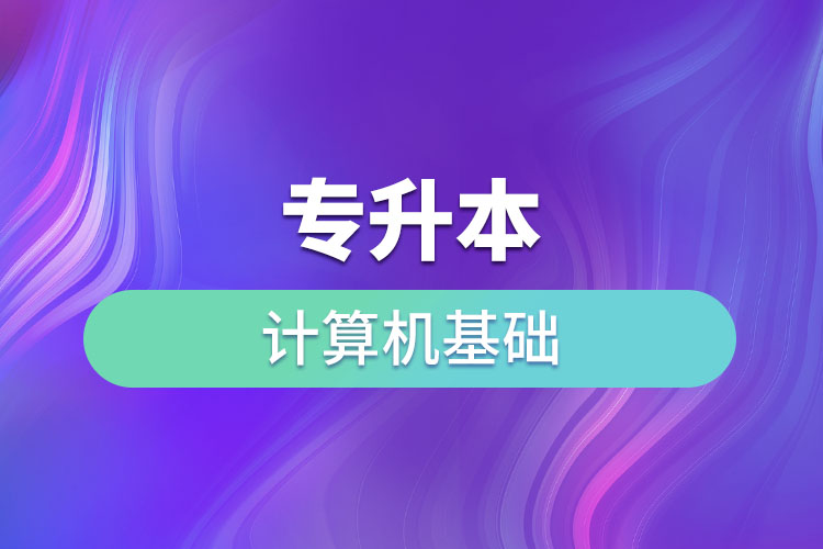 專升本計算機(jī)基礎(chǔ)