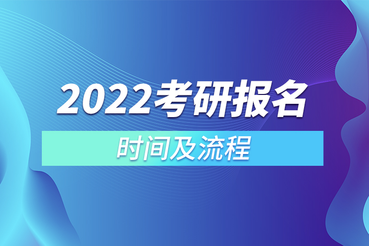 2022考研報(bào)名時間及流程