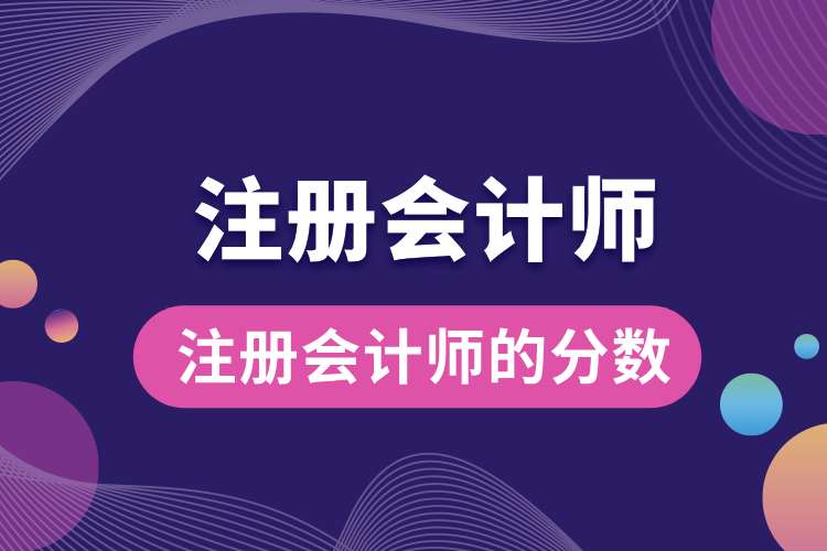 注冊會(huì)計(jì)師的分?jǐn)?shù).jpg