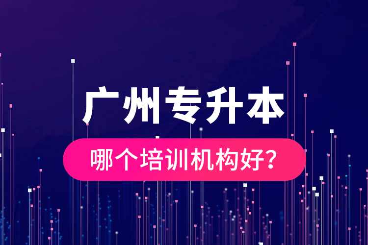 廣州專升本哪個培訓(xùn)機構(gòu)好？