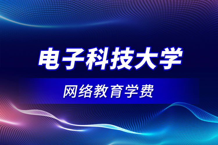 電子科技大學(xué)網(wǎng)絡(luò)教育學(xué)費